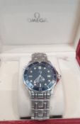 OMEGA SEAMASTER Professional 300m James Bond Navy Wave Dial *NO VAT*