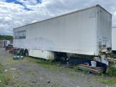 40ft BOX TRAILER TWIN AXLE SUPER SINGLES, NO PAPERWORK, USED FOR STORAGE FOR LAST 2 YEARS *PLUS VAT*