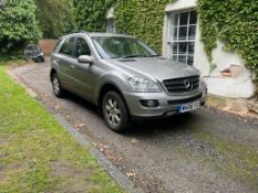 2006 MERCEDES ML 320 CDI SE AUTO SILVER ESTATE, SHOWING 140,757 MILES, 3.0 DIESEL ENGINE *NO VAT*