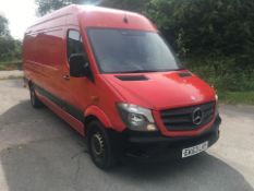 2013 MERCEDES-BENZ SPRINTER 310 CDI RED PANEL VAN, 2143cc DIESEL ENGINE, BLUE EFFICIENCY *NO VAT*