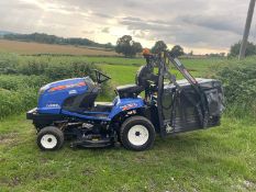 2017 ISEKI SXG323 RIDE ON HIGH TIP MOWER, RUNS DRIVES AND CUTS, SHOWING A LOW 964 HOURS *NO VAT*