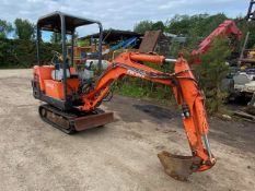 97 PEL-JOB EB271 1.5TON MINI DIGGER / EXCAVATOR, SERVO CONTROLS, STARTS RUNS AND OPERATES *PLUS VAT*