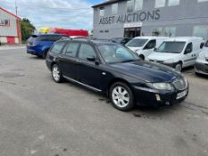 2005 ROVER 75 CONTEMPORARY TOURING BLACK ESTATE, AUTO 5 GEARS, 1.8 PETROL, 68,150 MILES NO RESERVE