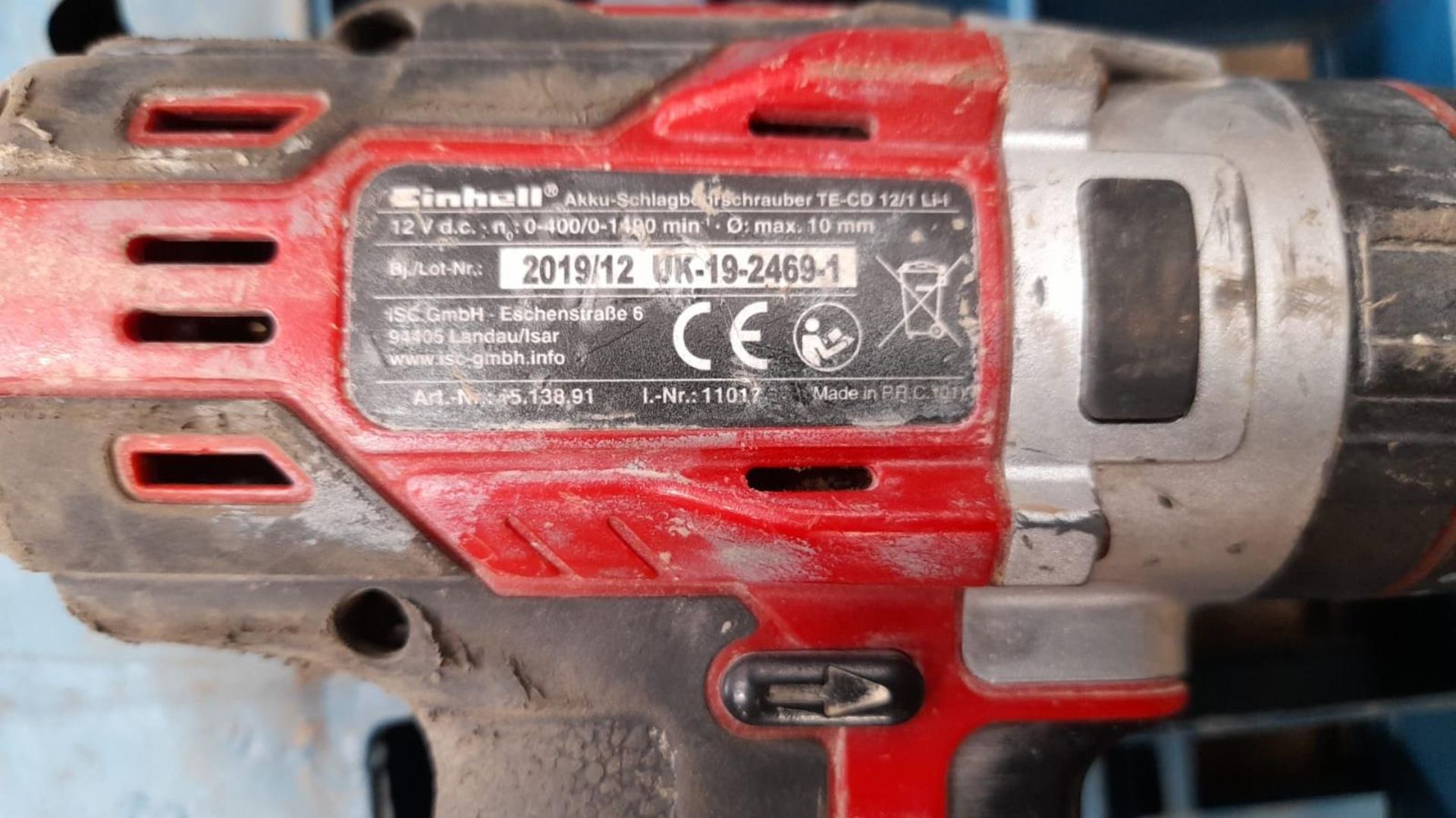 EINHELL DRILL, UNTESTED AS IT HAS NO BATTERY *PLUS VAT* - Image 2 of 2