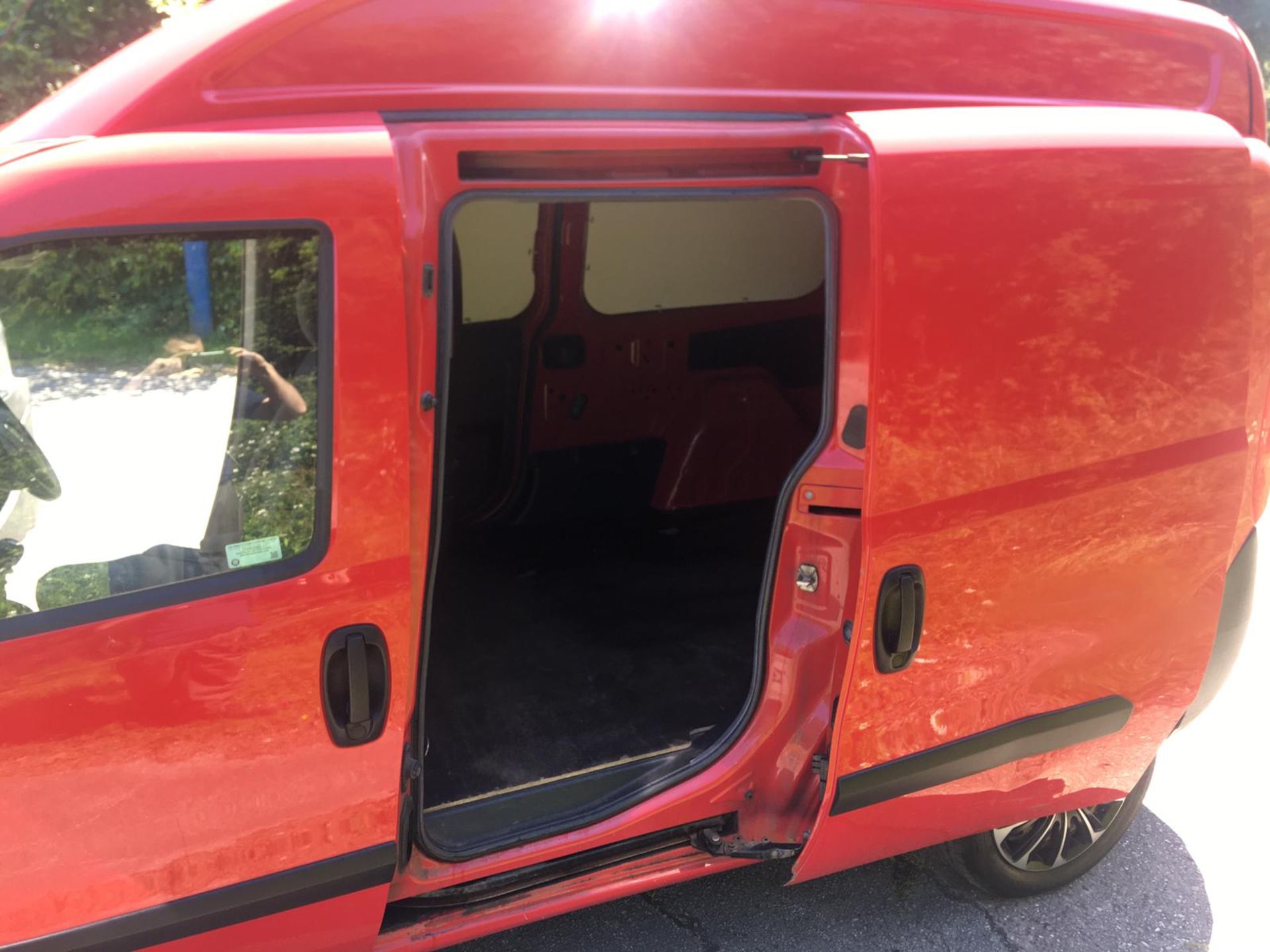 2013 FIAT DOBLO 16V XL MULTIJET LWB RED PANEL VAN, 1.6 DIESEL, SHOWING 41,860 MILES *NO VAT* - Image 14 of 22