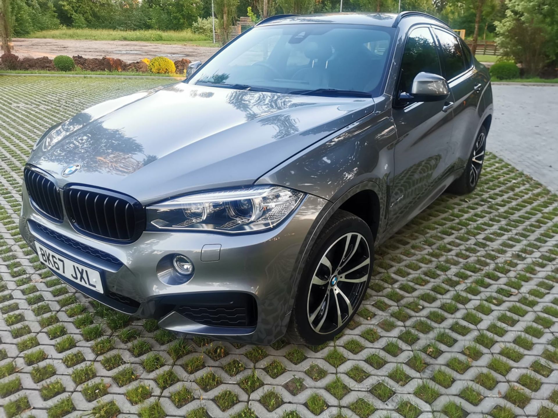 2017 BMW X6 XDRIVE 40D M SPORT AUTO GREY COUPE. 3.0 DIESEL ENGINE *NO VAT* - Image 5 of 28