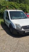 2012 FORD TRANSIT CONNECT 75 T200 WHITE PANEL VAN, 1.8 DIESEL ENGINE, 143,417 MILES *NO VAT*