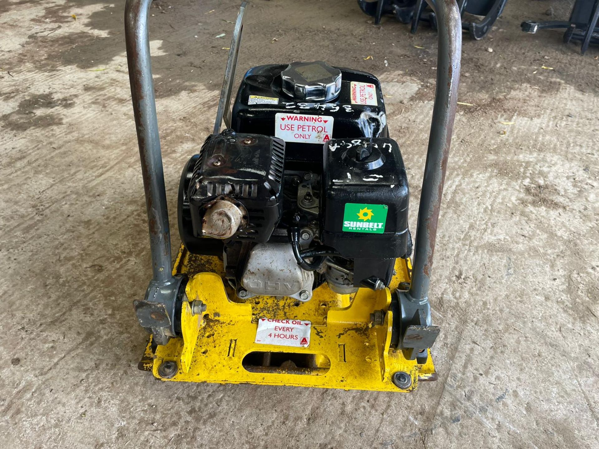 2018 WACKER NEUSON VP1550 PETROL WACKER PLATE, RUNS AND VIBRATES, HONDA GX160 ENGINE *NO VAT* - Image 7 of 8