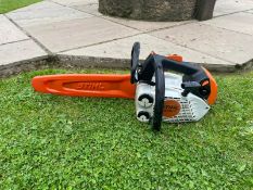 2018 STIHL MS150TC TOP HANDLE CHAINSAW, RUNS AND WORKS, BAR COVER IS INCLUDED *NO VAT*