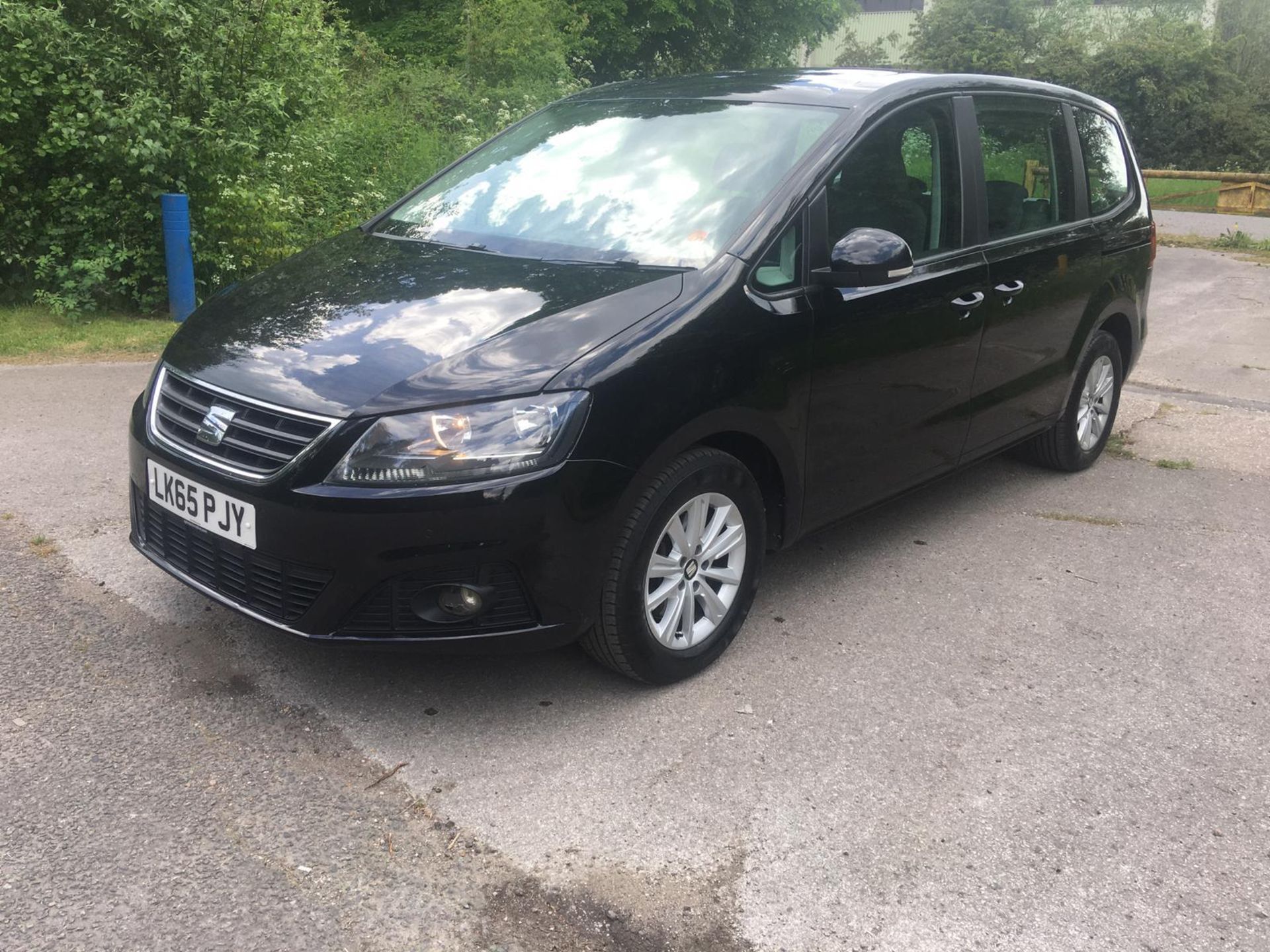 2015 SEAT ALHAMBRA ECOMOTIVE S TDI BLACK 7 SEATER MPV, 2.0 DIESEL ENGINE, 108,759 MILES *NO VAT* - Image 4 of 41