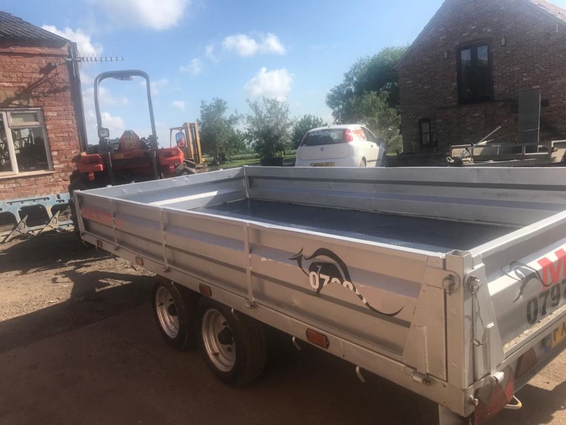 BLUELINE 12x6 TRAILER VGC, STEEL CUSHION FLOORING *NO VAT* - Image 6 of 6