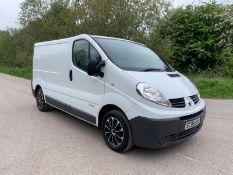 2008 RENAULT TRAFIC SL27+ DCI 115 WHITE PANEL VAN, 2.0 DIESEL ENGINE, 125,256 MILES *NO VAT*