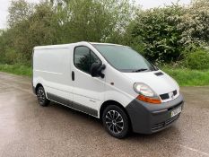 2006 RENAULT TRAFIC SL27 DCI 100 SWB WHITE PANEL VAN, 1870cc DIESEL ENGINE *NO VAT*