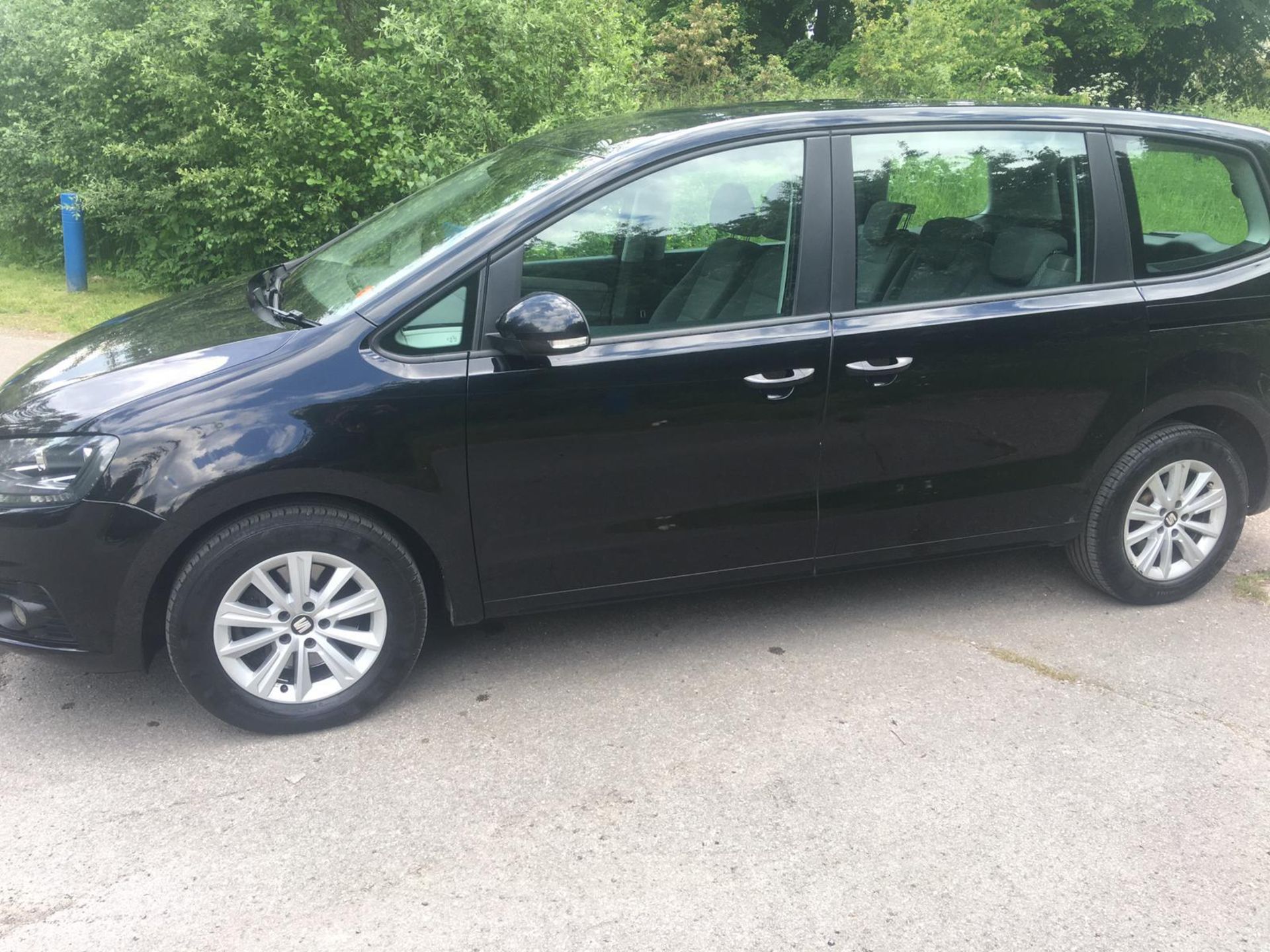 2015 SEAT ALHAMBRA ECOMOTIVE S TDI BLACK 7 SEATER MPV, 2.0 DIESEL ENGINE, 108,759 MILES *NO VAT* - Image 3 of 41