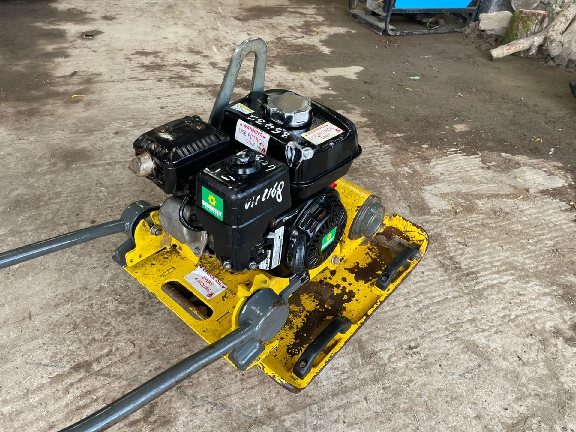 2018 WACKER NEUSON VP1550 PETROL WACKER PLATE, RUNS AND VIBRATES, HONDA GX160 ENGINE *NO VAT* - Image 5 of 8