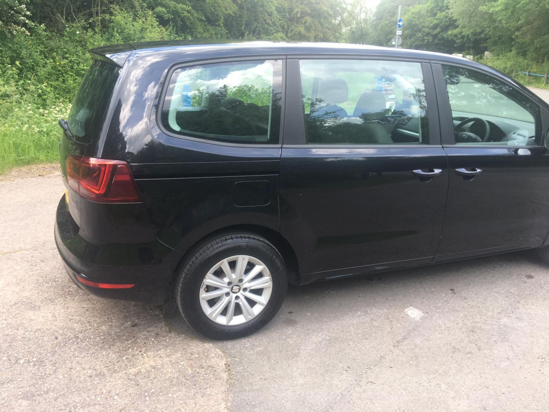 2015 SEAT ALHAMBRA ECOMOTIVE S TDI BLACK 7 SEATER MPV, 2.0 DIESEL ENGINE, 108,759 MILES *NO VAT* - Image 9 of 41