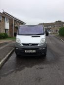 2004 VAUXHALL VIVARO 2700 SPORT DTI SWB SILVER PANEL VAN, 1,9 DIESEL ENGINE, 156,763 MILES *NO VAT*