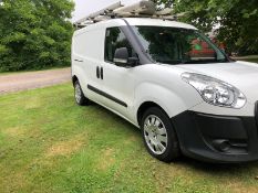 2013 FIAT DOBLO 16V MULTIJET WHITE PANEL VAN, 1.6 DIESEL ENGINE, 61,355 MILES *PLUS VAT*