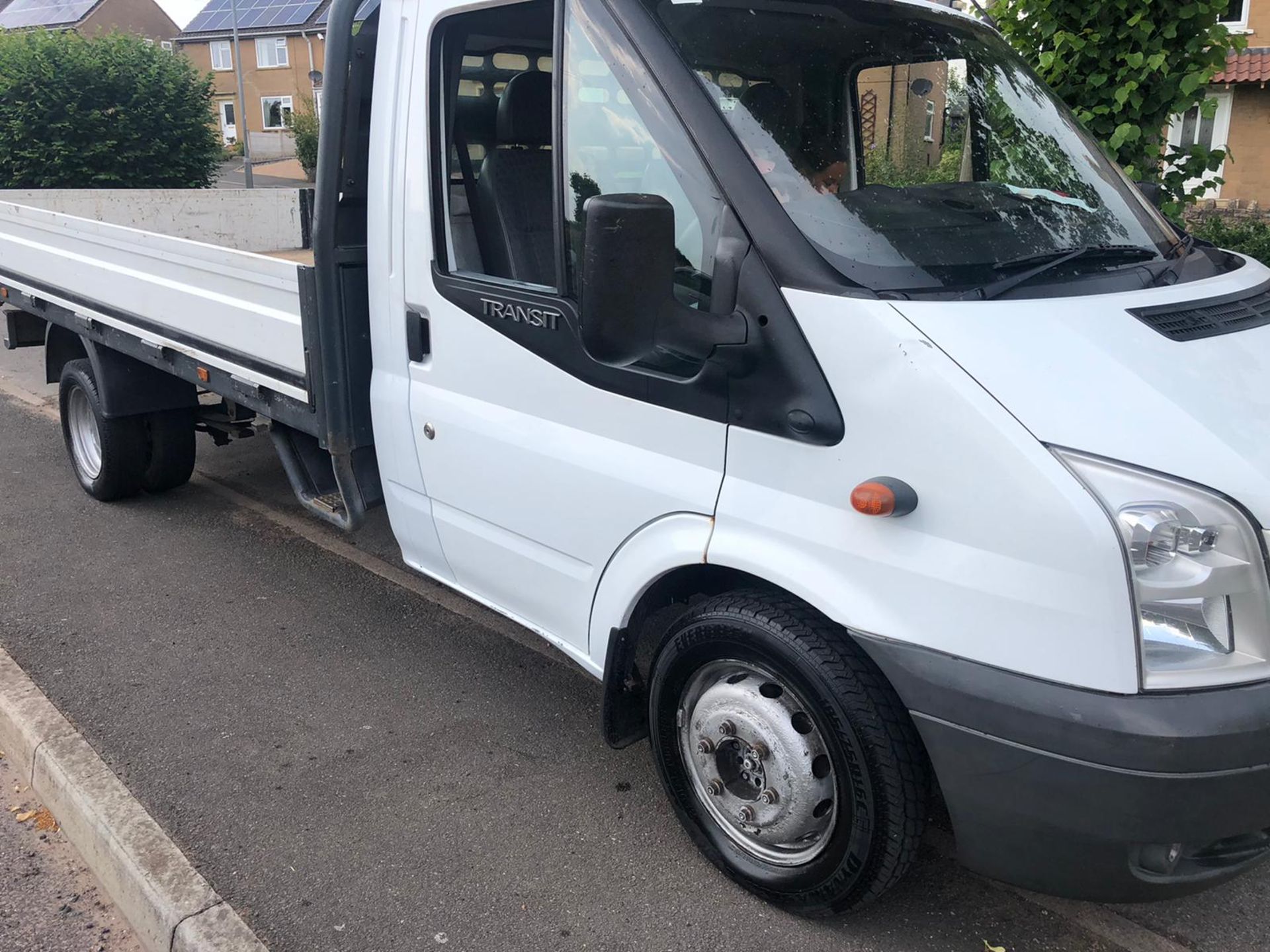 2008 FORD TRANSIT 100 T350L RWD WHITE DROPSIDE LORRY, 228,407 MILES, 2.4 DIESEL *NO VAT*