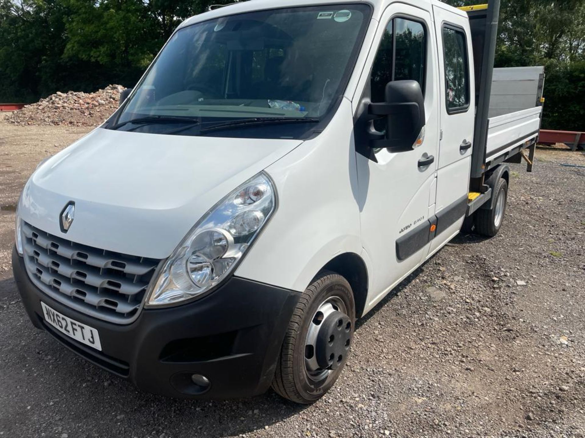 2012 RENAULT MASTER ML35 DCI DRW WHITE DROPSIDE LORRY, 2.3 DIESEL ENGINE, 110K MILES *PLUS VAT* - Image 3 of 12