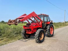 CASE 1494 TRACTOR WITH FRONT LOADER, RUNS DRIVES LIFTS, FULLY GLASS CAB, ROAD REGISTERED *PLUS VAT*