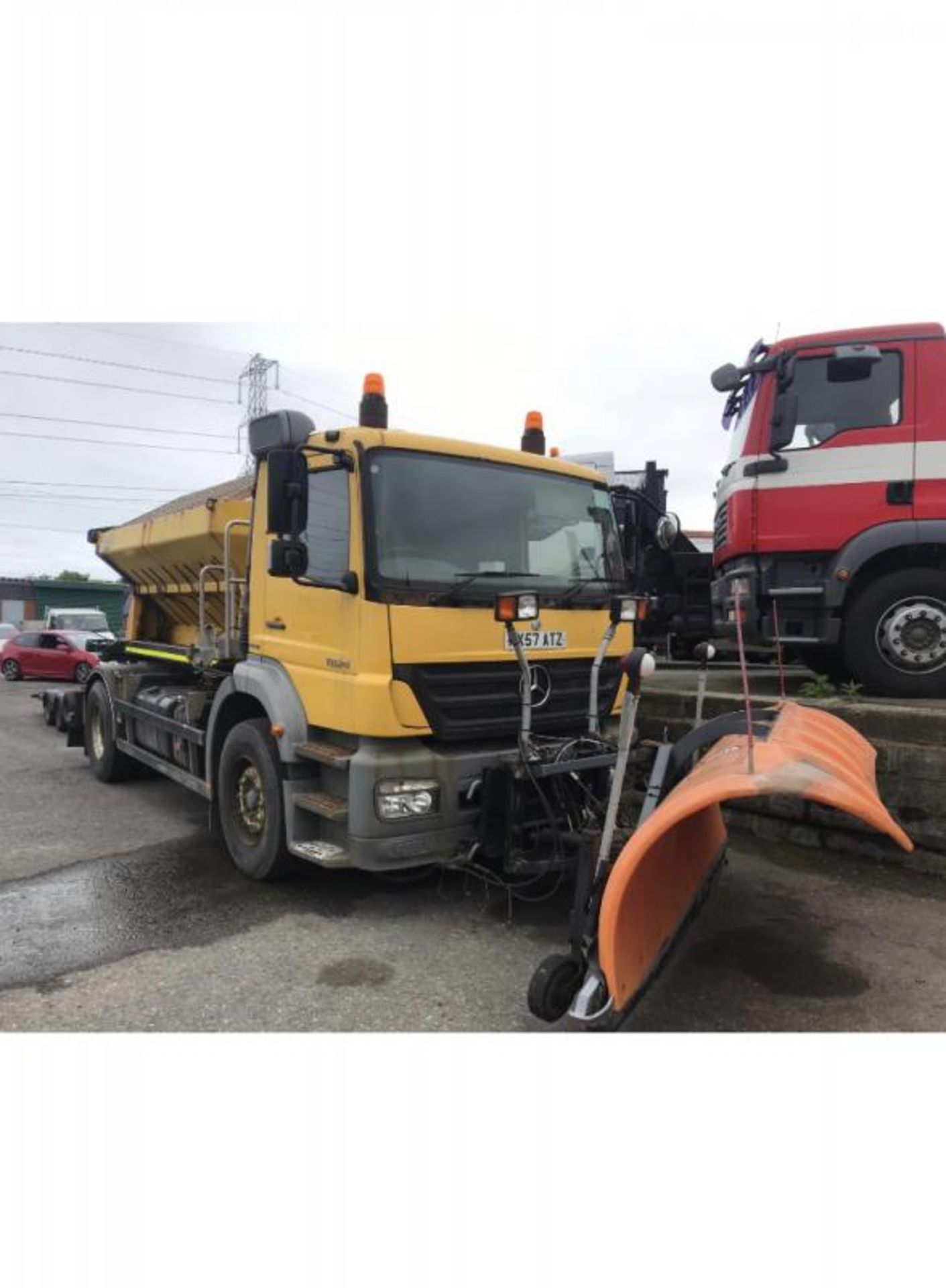 2007 (57) MERCEDES-BENZ AXOR 1824 18 TON GRITTER, SCHMIDT BODY SNOW PLOUGH, *PLUS VAT* - Image 5 of 17