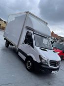 2016 MERCEDES-BENZ SPRINTER 313 BLUETEC BLUE WHITE LUTON VAN, 2.2 DIESEL, 87K MILES *PLUS VAT*