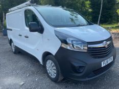 2016 VAUXHALL VIVARO 2900 BT CDTI ECOFLEX SS WHITE PANEL VAN, 1.6 DIESEL, 87K WITH FSH *PLUS VAT*