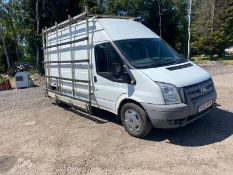 2014 FORD TRANSIT 125 T350 FWD WHITE PANEL VAN, 2.2 DIESEL ENGINE, 111K MILES, 6 SPEED MANUAL*NO VAT