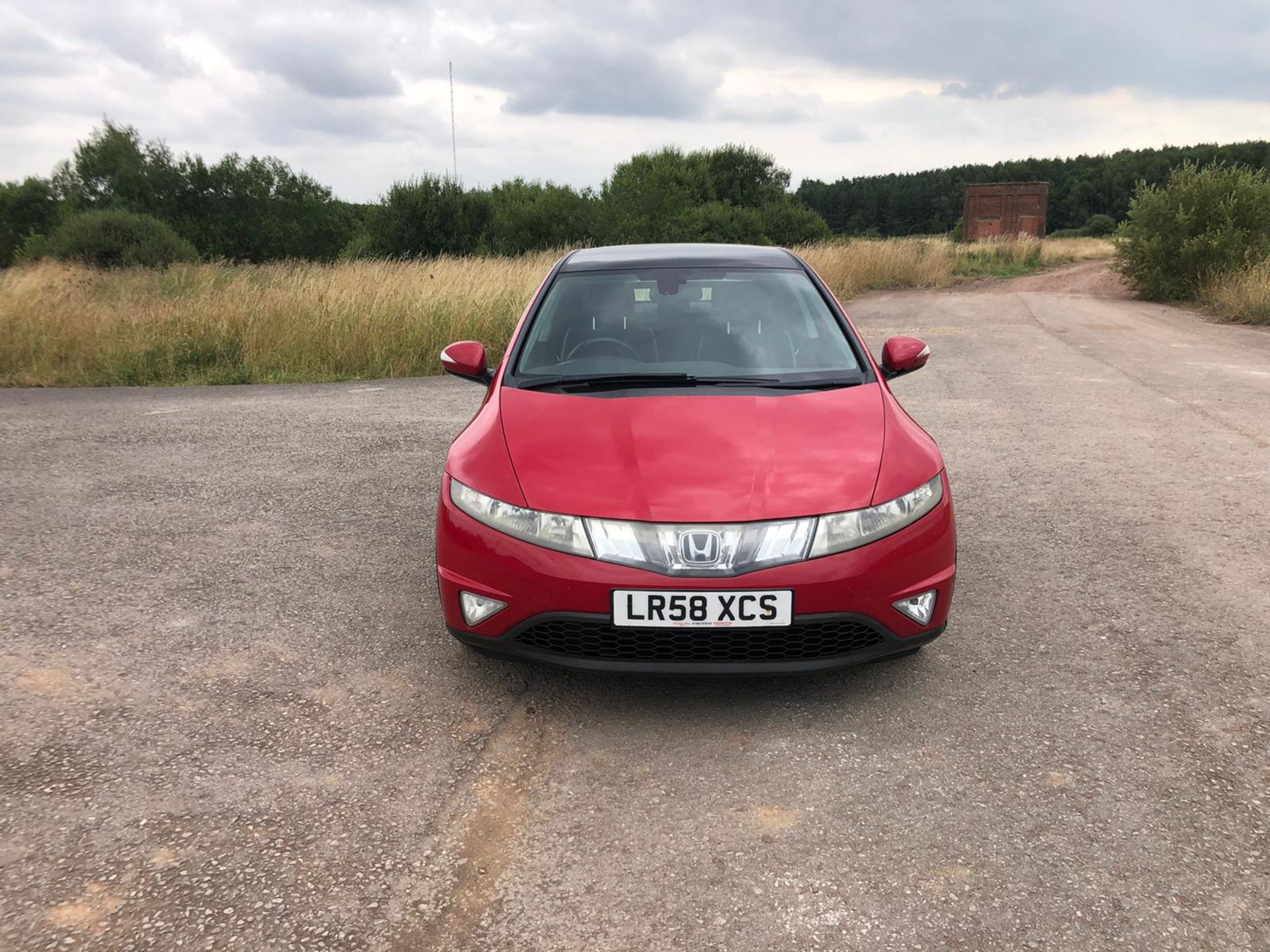 2008/58 HONDA CIVIC ES I-VTEC RED 5 DOOR HATCHBACK, 1.8 PETROL ENGINE, 114K MILES *NO VAT* - Image 2 of 15