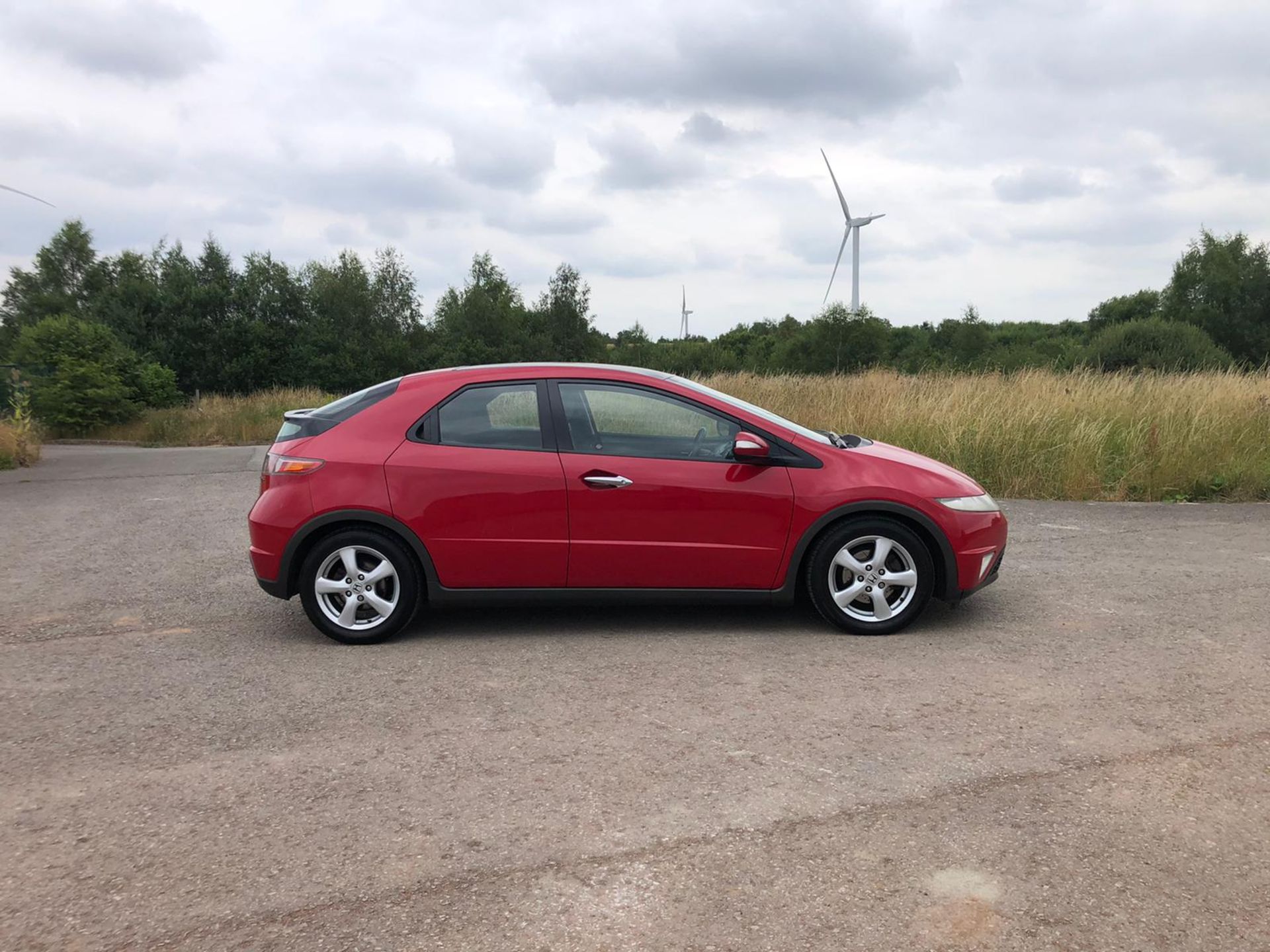 2008/58 HONDA CIVIC ES I-VTEC RED 5 DOOR HATCHBACK, 1.8 PETROL ENGINE, 114K MILES *NO VAT* - Image 7 of 15