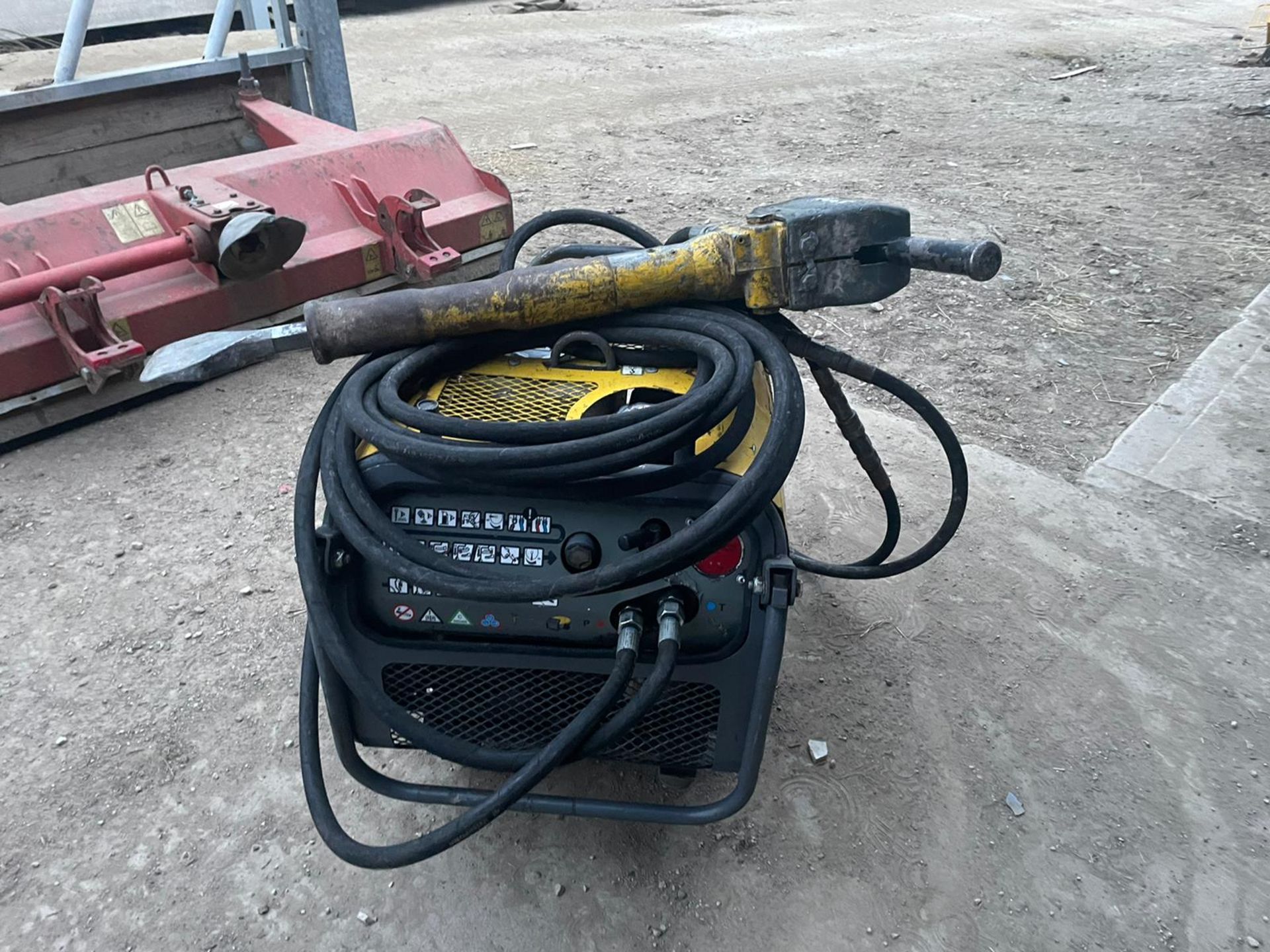 2019 ATLAS COPCO P9-20P HYDRAULIC POWER PACK, RUSNA DN WORKS WELL, HONDA GX270 ENGINE *NO VAT* - Image 4 of 6