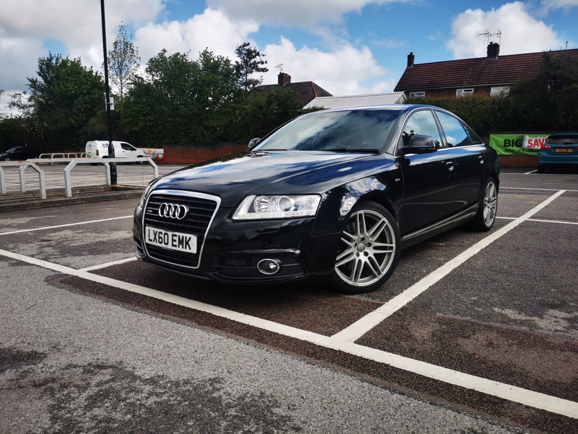 2010 AUDI A6 SLINE SP ED TDI QUAT A BLACK 4 DOOR SALOON, AUTOMATIC, 3.0 DIESEL ENGINE *NO VAT* - Image 3 of 16