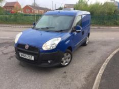 2010 FIAT DOBLO SX MULTIJET BLUE PANEL VAN, SHOWING 126,426 MILES, 1.2 DIESEL ENGINE *NO VAT*