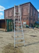 ZARGES ALUMINIUM ACCESS STEP LADDER *NO VAT*