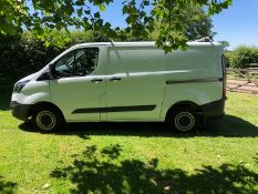 2015 FORD TRANSIT CUSTOM 270 ECO-TECH WHITE PANEL VAN, 2.2 DIESEL, SHOWING 149,544 MILES *PLUS VAT*