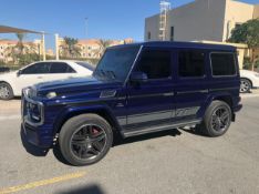 2014 - Mercedes G63 Amg - 69,500 KM - history Blue metallic