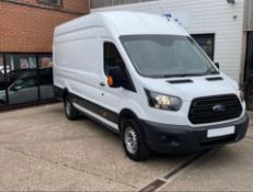 2018 FORD TRANSIT 350 L4 H3 PV DRW WHITE PANEL VAN, 2.0 DIESEL, 47,490 MILES *PLUS VAT*