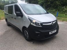 2015 VAUXHALL VIVARO 2900 CDTI GREY PANEL VAN, 1.6 DIESEL ENGINE, 101,011 MILES *NO VAT*