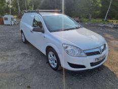 2012 VAUXHALL ASTRA CLUB ECOFLEX WHITE VAN, 112K MILES, 107 DIESEL ENGINE *NO VAT*