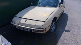 1983/A REG PORSCHE 924 2.0 PETROL BEIGE COUPE, V5 PRESENT *NO VAT*