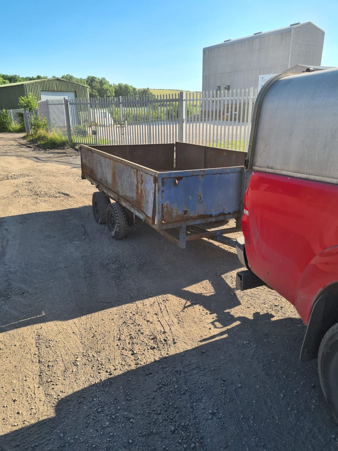 TWIN AXLE TRAILER 6ft x 12ft *NO VAT* - Image 2 of 5