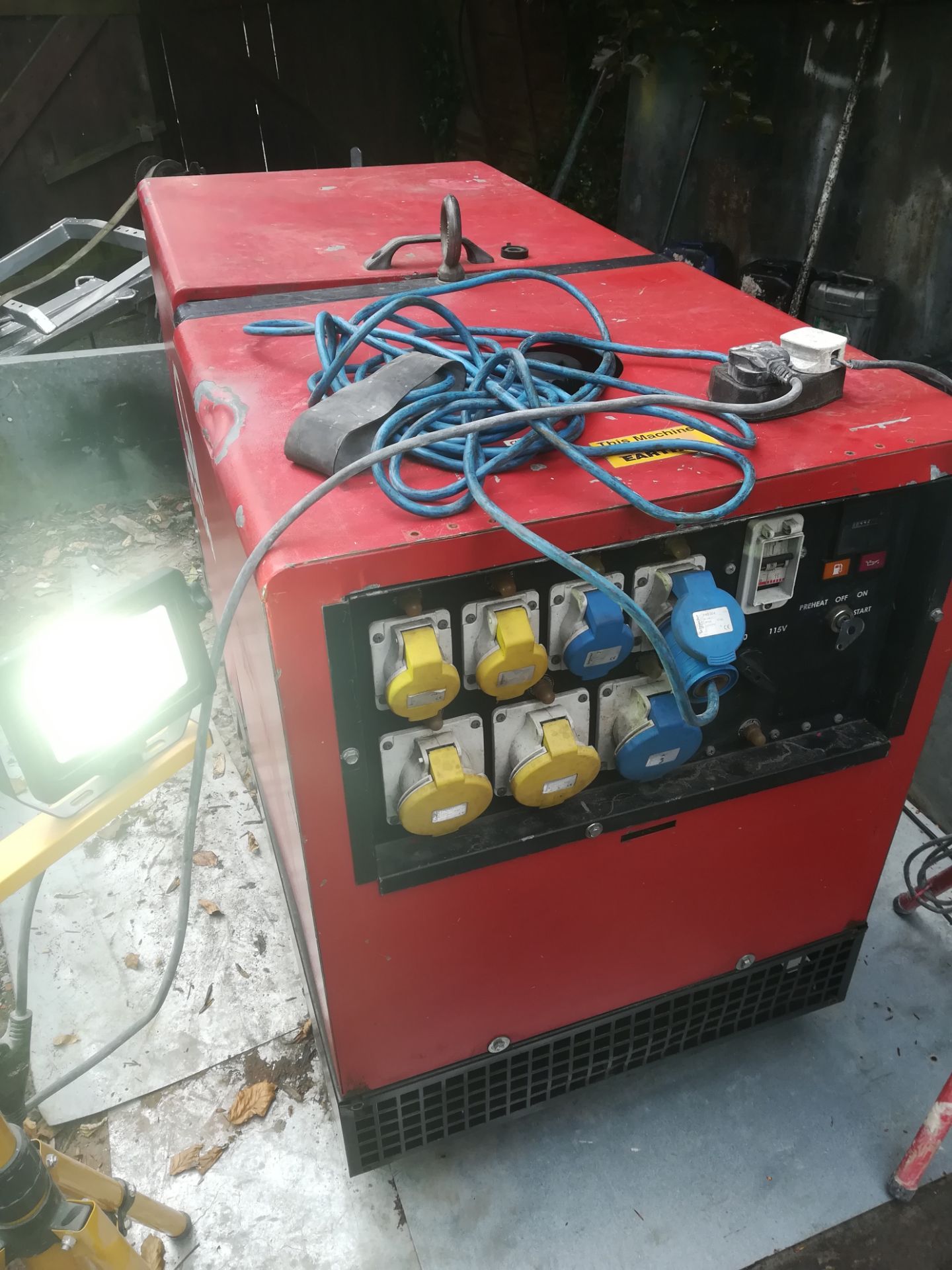 BAL - PRAMAC 11KVA GENERATOR, 3 CYLINDER DIESEL ENGINE, VERY LOW HOURS, IDEAL FOR EXPORT *NO VAT* - Bild 6 aus 13