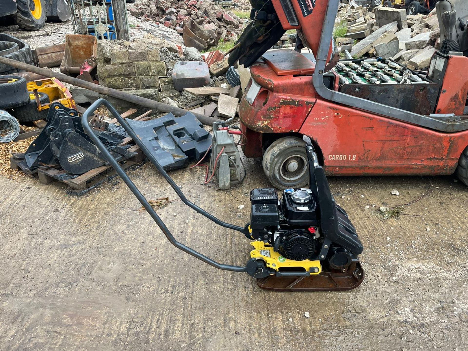 2015 BOMRAG BP10/35 PETROL WACKER PLATE, GOOD COMPRESSION, 65kg, HONDA GX120 ENGINE *NO VAT*