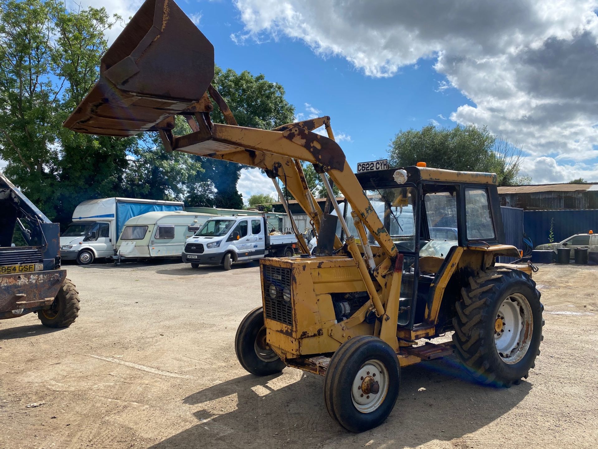 CASE 3434B LOADER, POWER STEERING, VERY NICE ENGINE, GOOD HYDRAULICS AND BRAKES *PLUS VAT* - Image 2 of 5