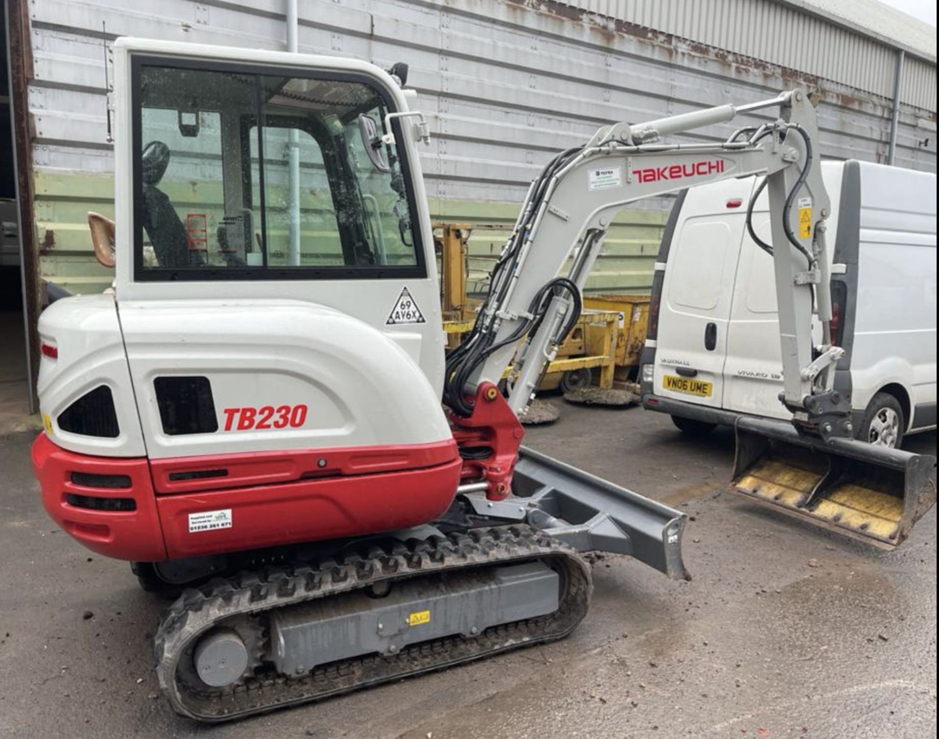 2020 TAKEUCHI TB230 3 TON EXCAVATOR / DIGGER, ONLY 27HRS WARRANTED, AS NEW C/W HYDRAULIC QUICK HITCH