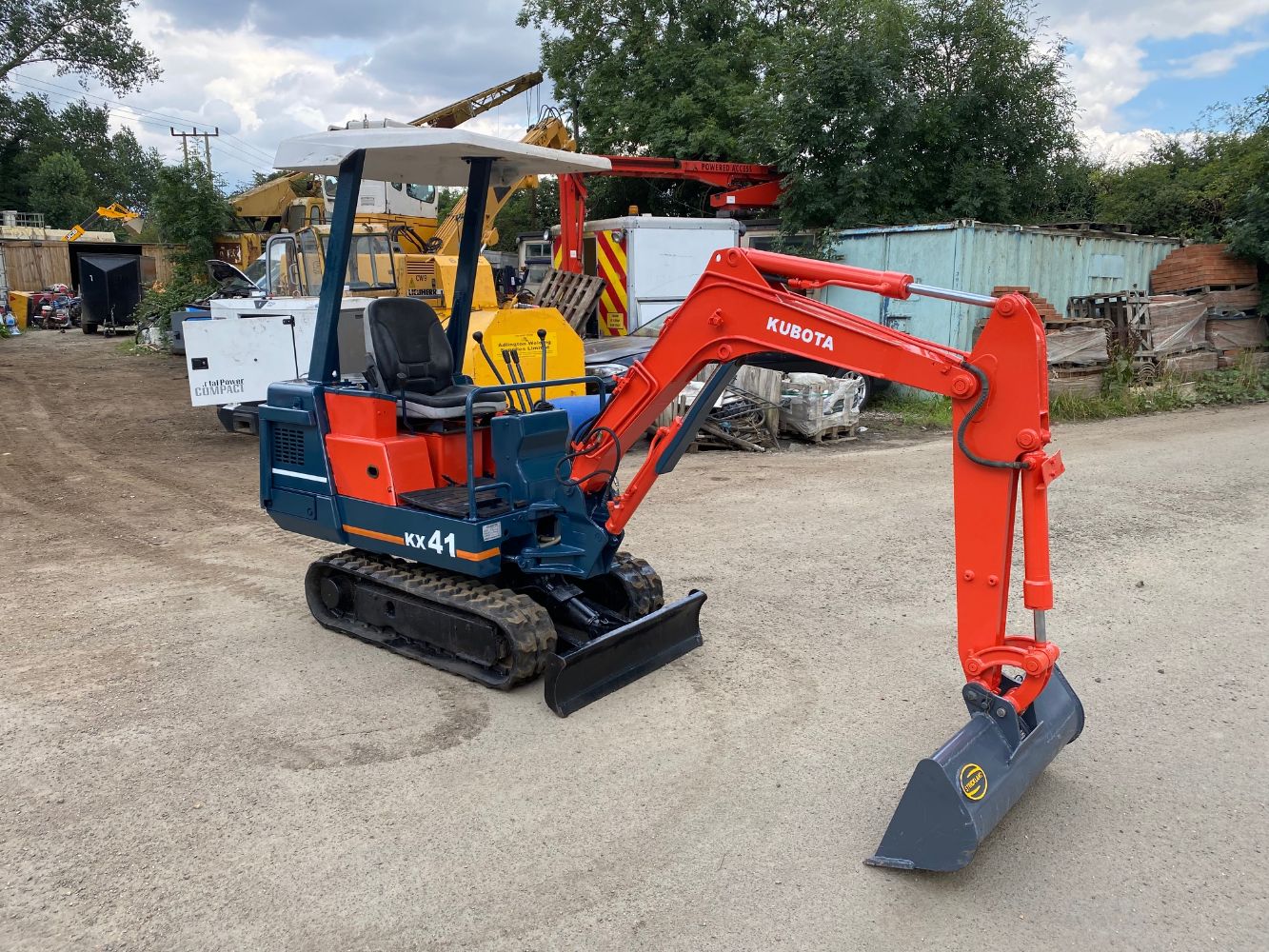 KUBOTA KX014 1.5 TON MINI DIGGER, 2005 NEXEN 1.8TON DIESEL FORKLIFT, KALMAR FORKLIFT, McCORMICK TRACTOR WITH FRONT LOADER, ENDING THURSDAY 7PM!