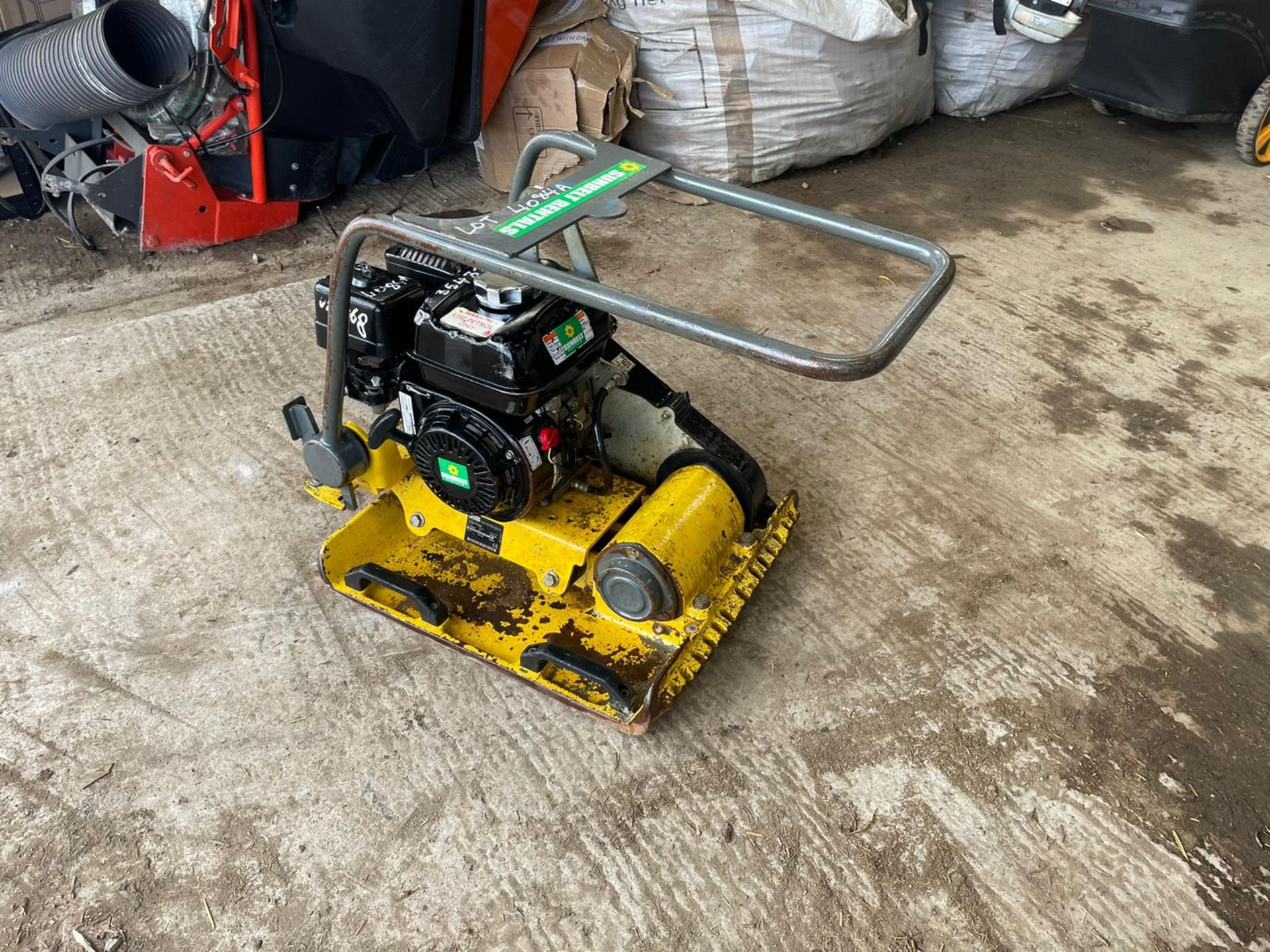 2018 WACKER NEUSON VP1550 PETROL WACKER PLATE, RUNS AND VIBRATES, HONDA GX160 ENGINE *NO VAT* - Image 6 of 8