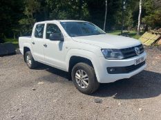 2015 VOLKSWAGEN AMAROK STARTLINE TDI 4MOTION DC WHITE PICKUP, 2.0 DIESEL, 125K MILES *PLUS VAT*