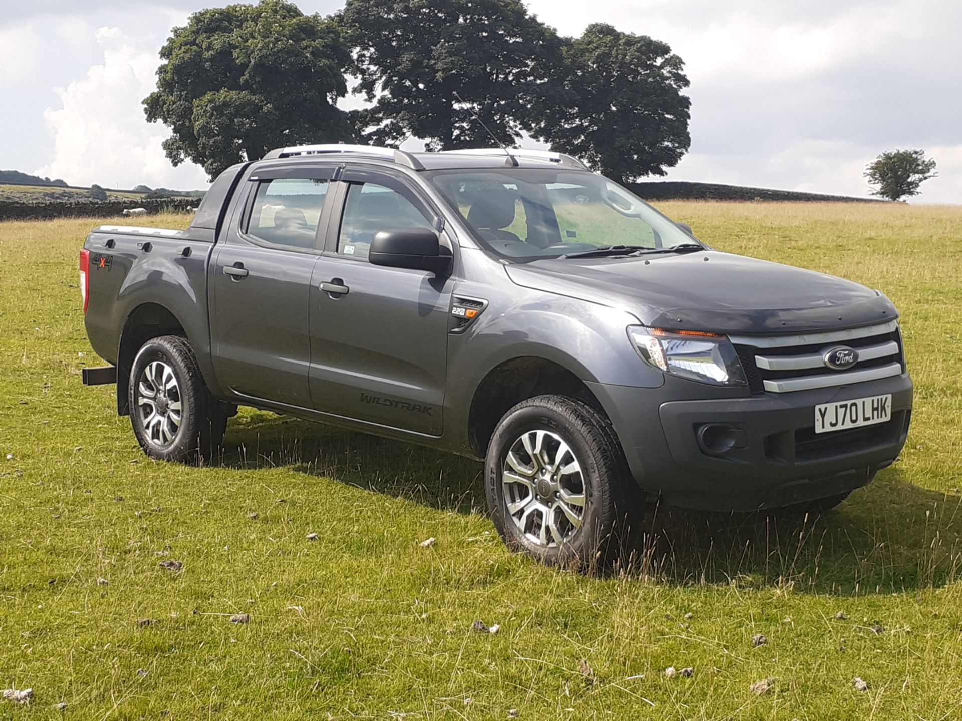 2021 REGISTERED FORD RANGER GREY PICK UP, 2.2 TDCI, 97K MILES, VEHICLE USED ON ARMY BASE SINCE 2015